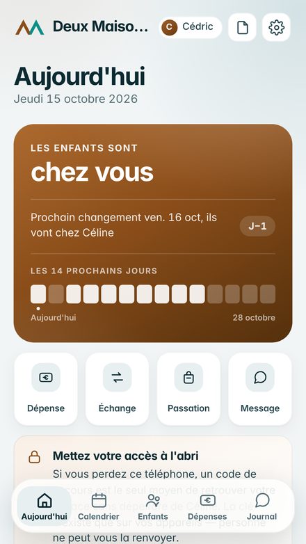 L'écran du jour : qui a les enfants, et le changement à venir.